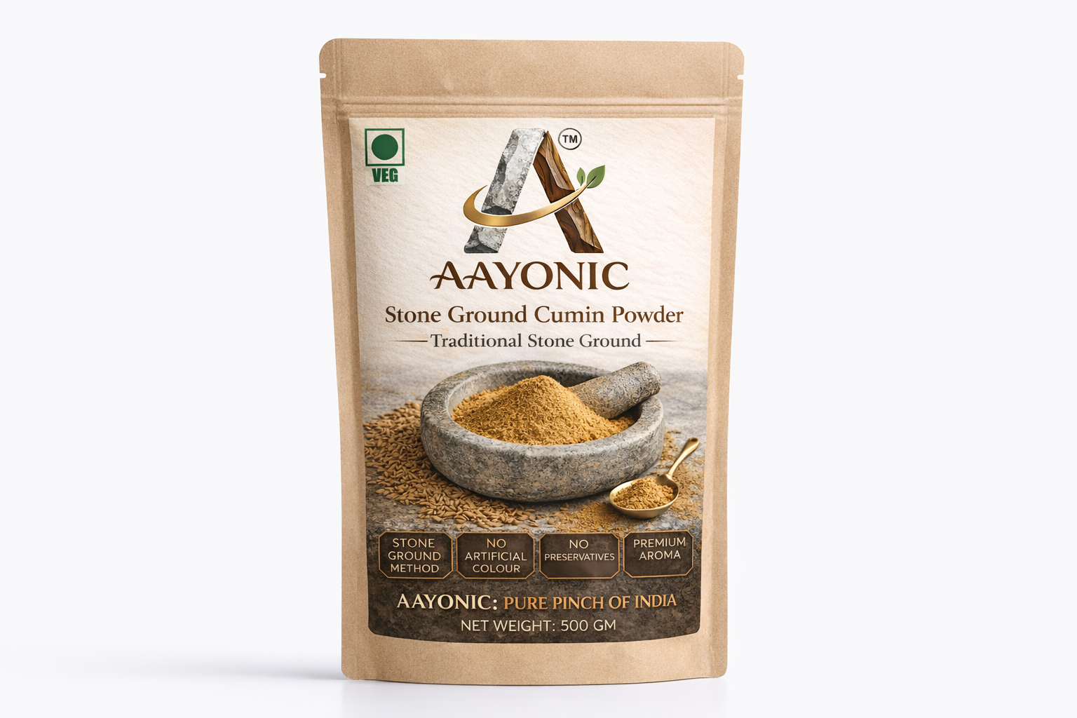 AAYONIC Stone Ground Cumin Powder