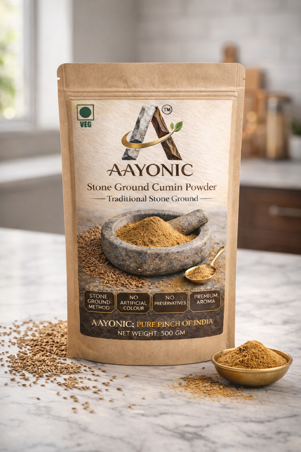 AAYONIC Stone Ground Cumin Powder