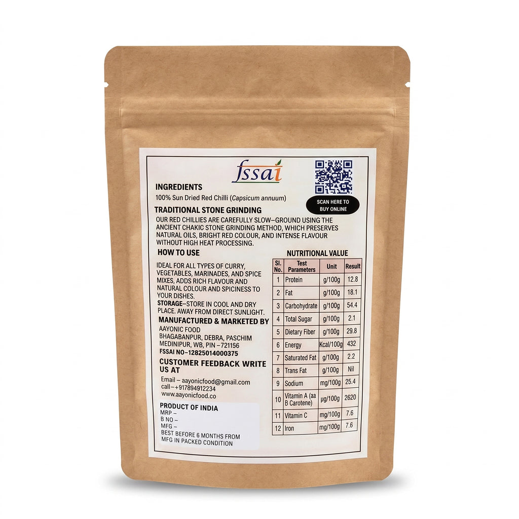 natural lal mirch powder