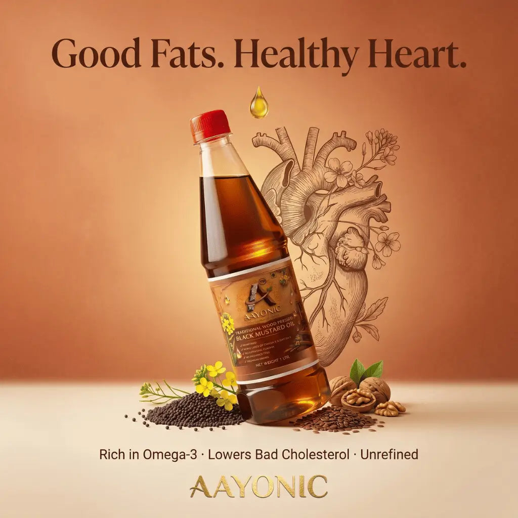 wood pressed kachhi ghani mustard oil