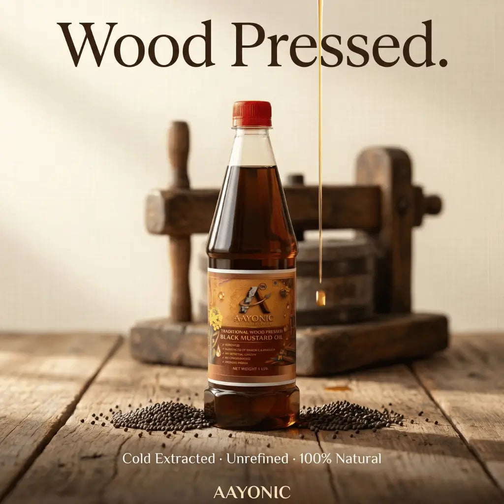 wood pressed mustard oil